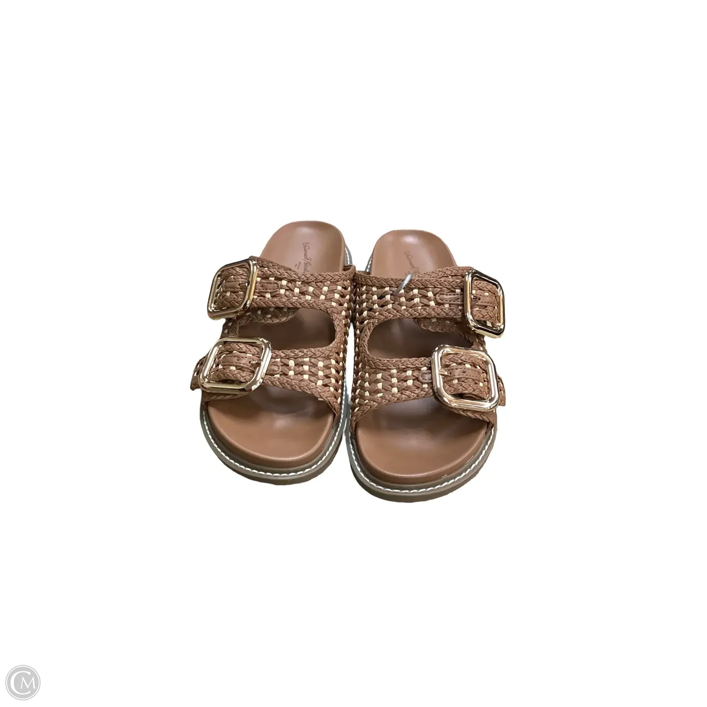Sandals Flats By Universal Thread In Brown, Size: 8