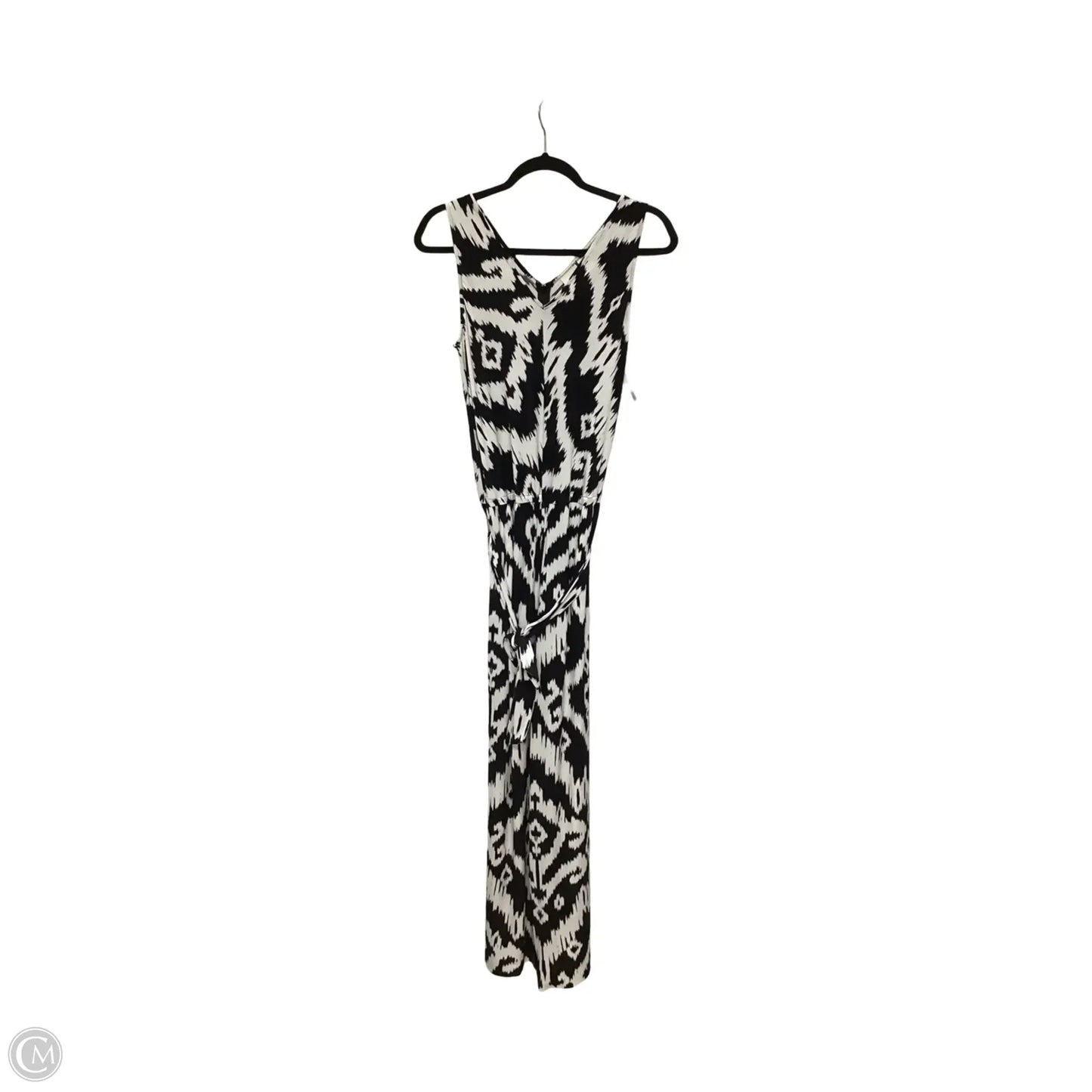 Jumpsuit By Chicos In Black & White, Size: 0
