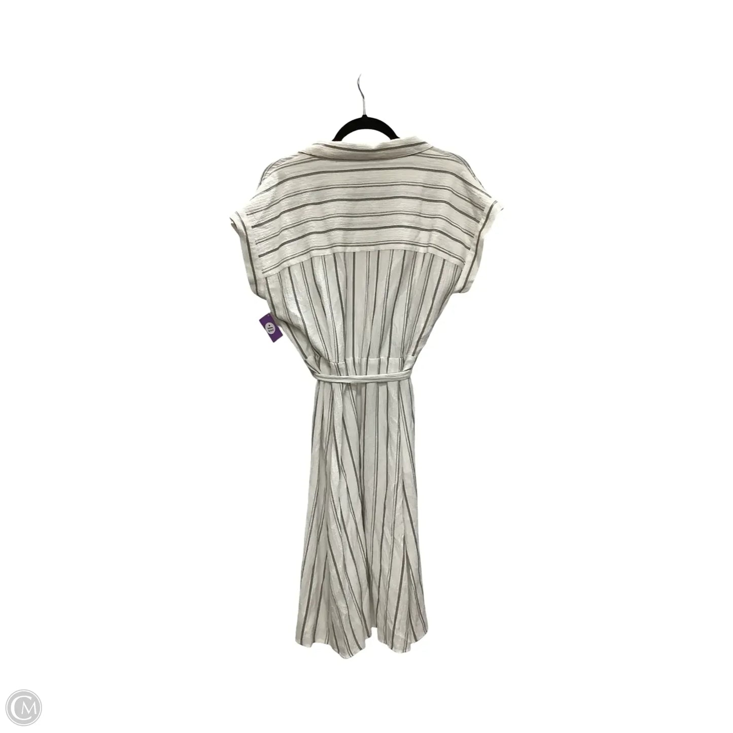 Dress Casual Maxi By Calvin Klein In White, Size: 14