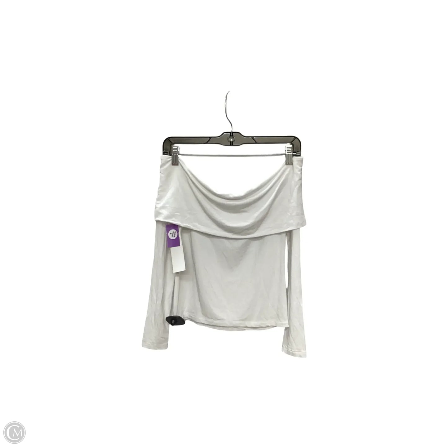 Designer Blouse Long Sleeve By Wilfred In White, Size: S