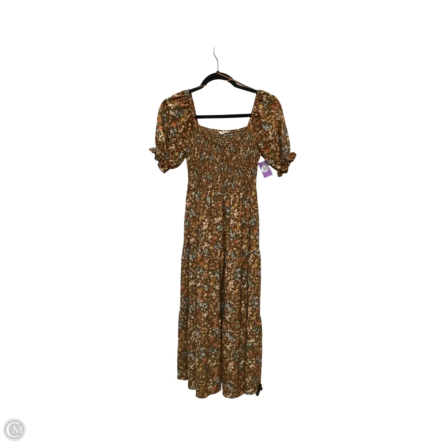 Dress Casual Midi By Mine In Brown, Size: S