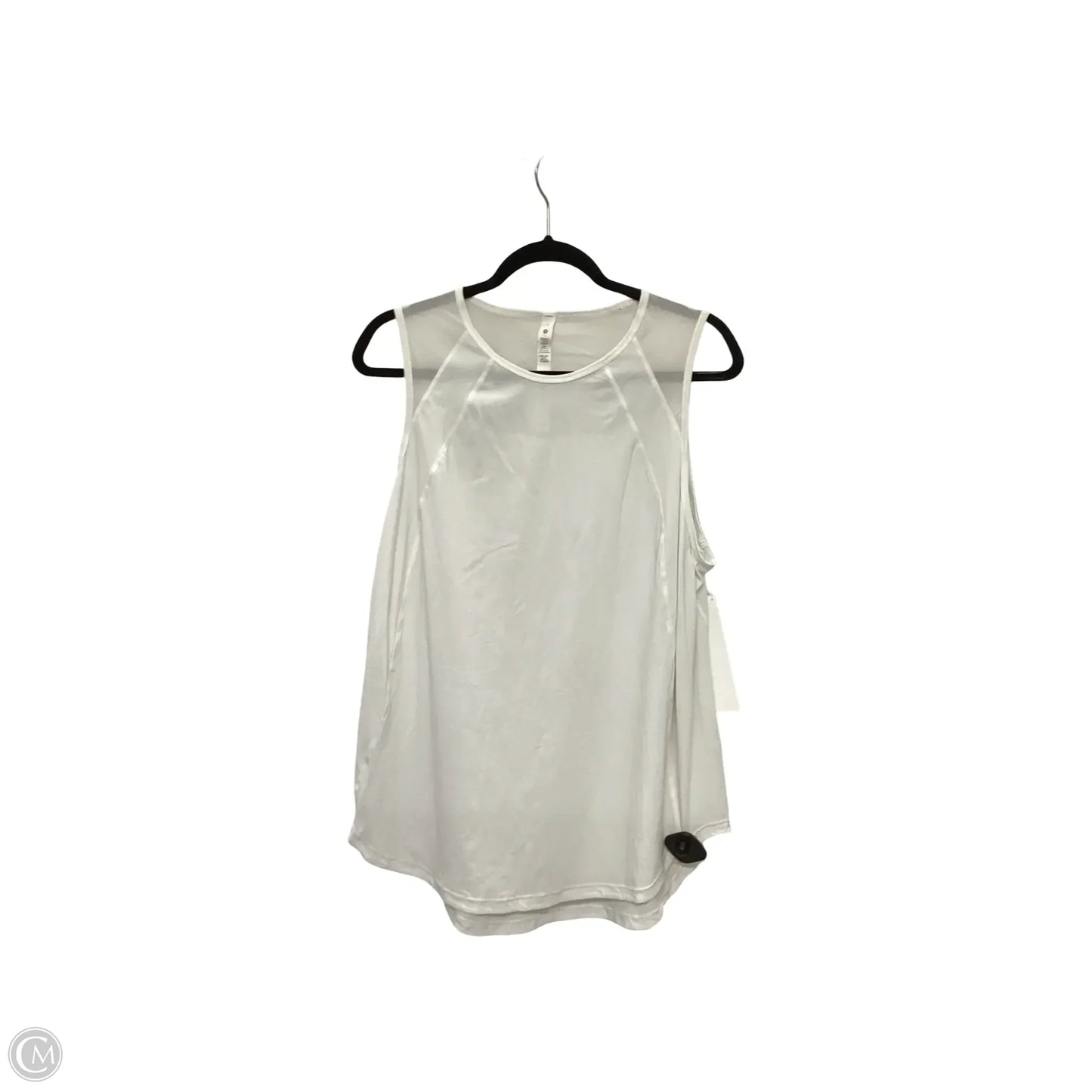 Athletic Tank Top By Lululemon In White, Size: 14