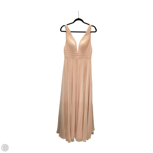 Dress Party Long By Cmb In Peach, Size: 10