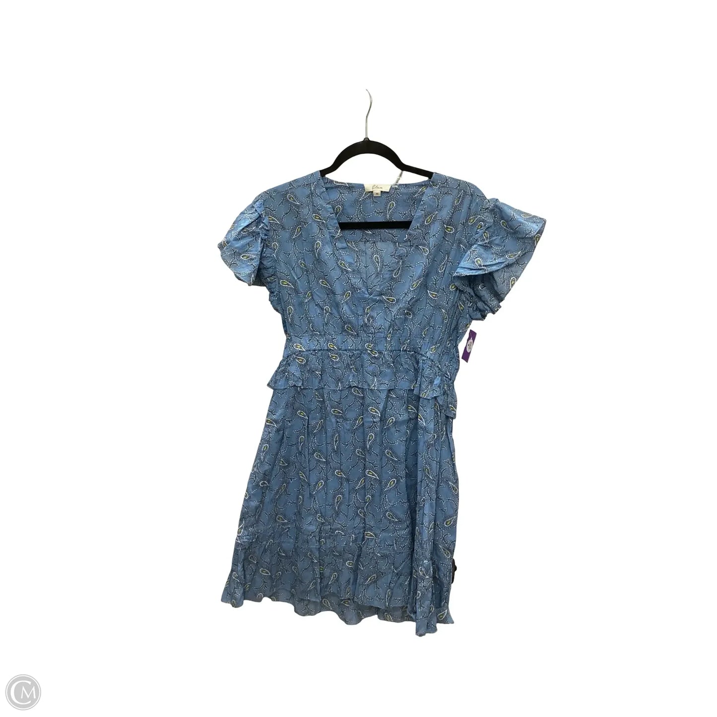 Dress Casual Short By Elan In Blue, Size: M