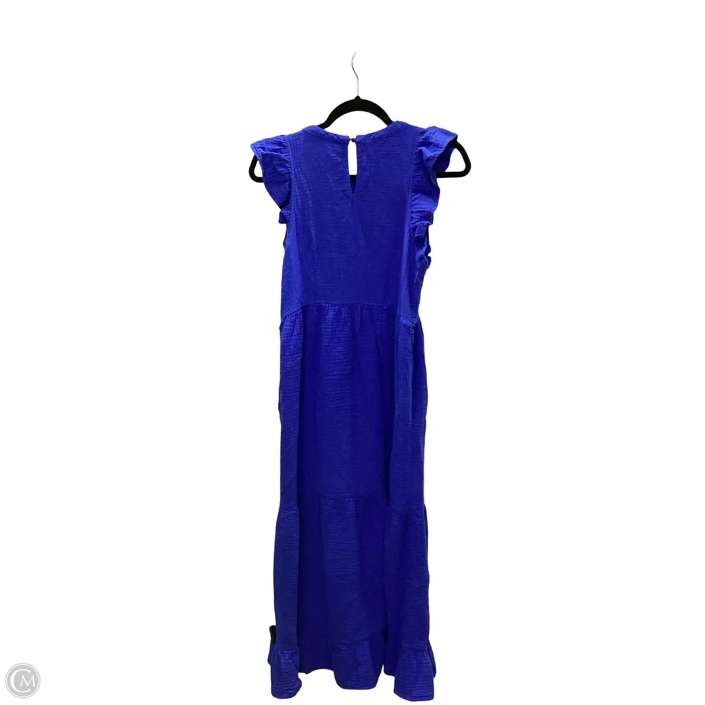 Dress Casual Midi By Universal Thread In Blue, Size: M