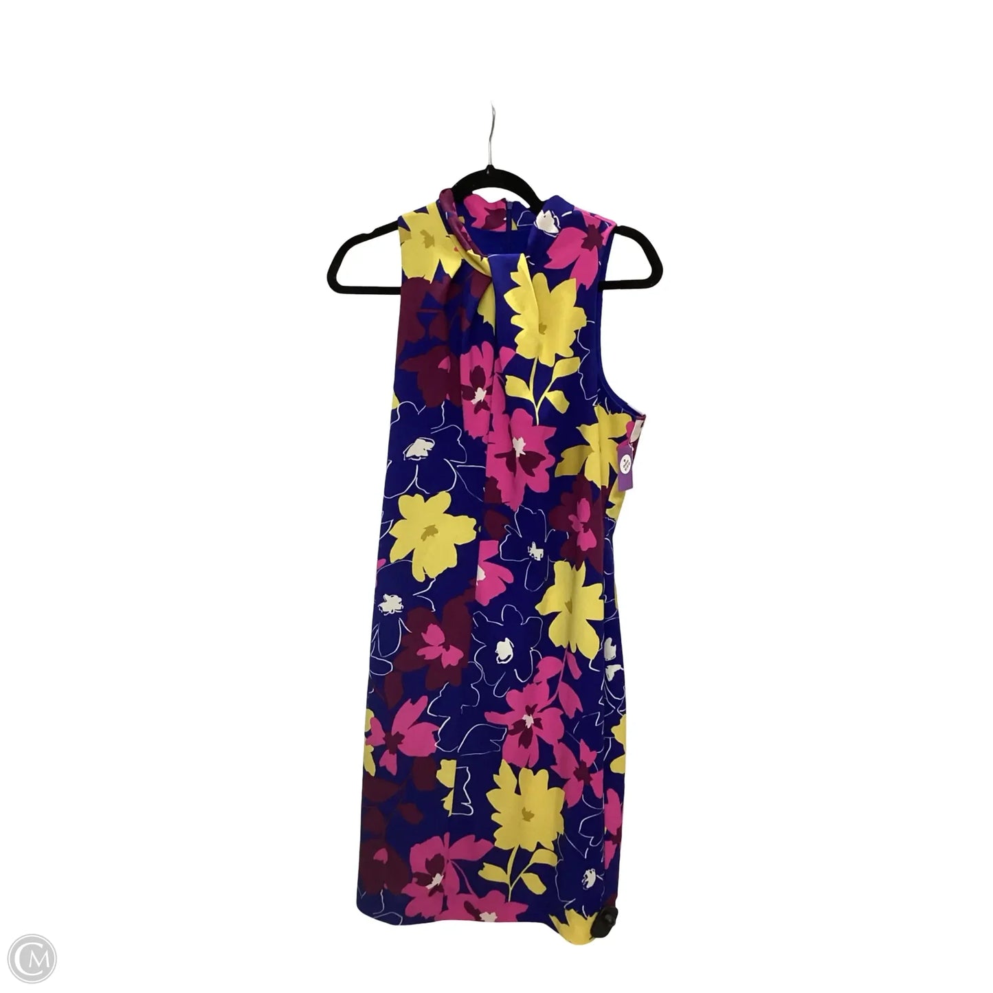 Dress Casual Midi By London Times In Floral Print, Size: 12
