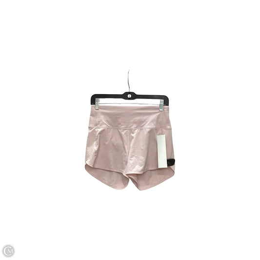 Athletic Shorts By Lululemon In Pink, Size: 4