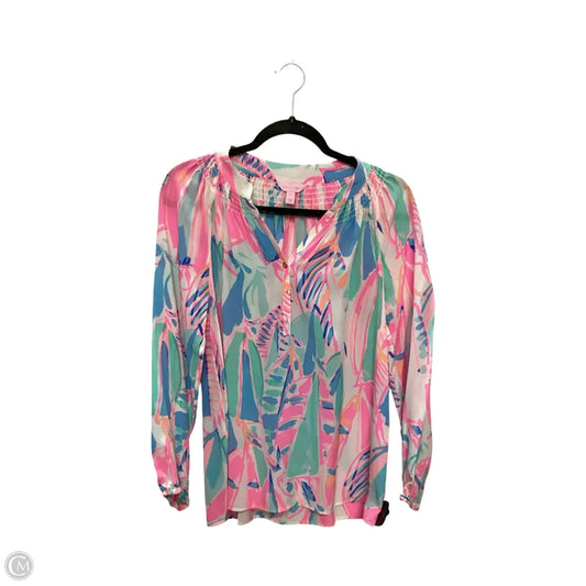 Blouse Designer By Lilly Pulitzer In Multi-colored, Size: S