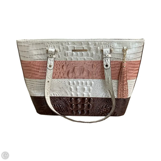 Handbag Designer By Brahmin, Size: Large