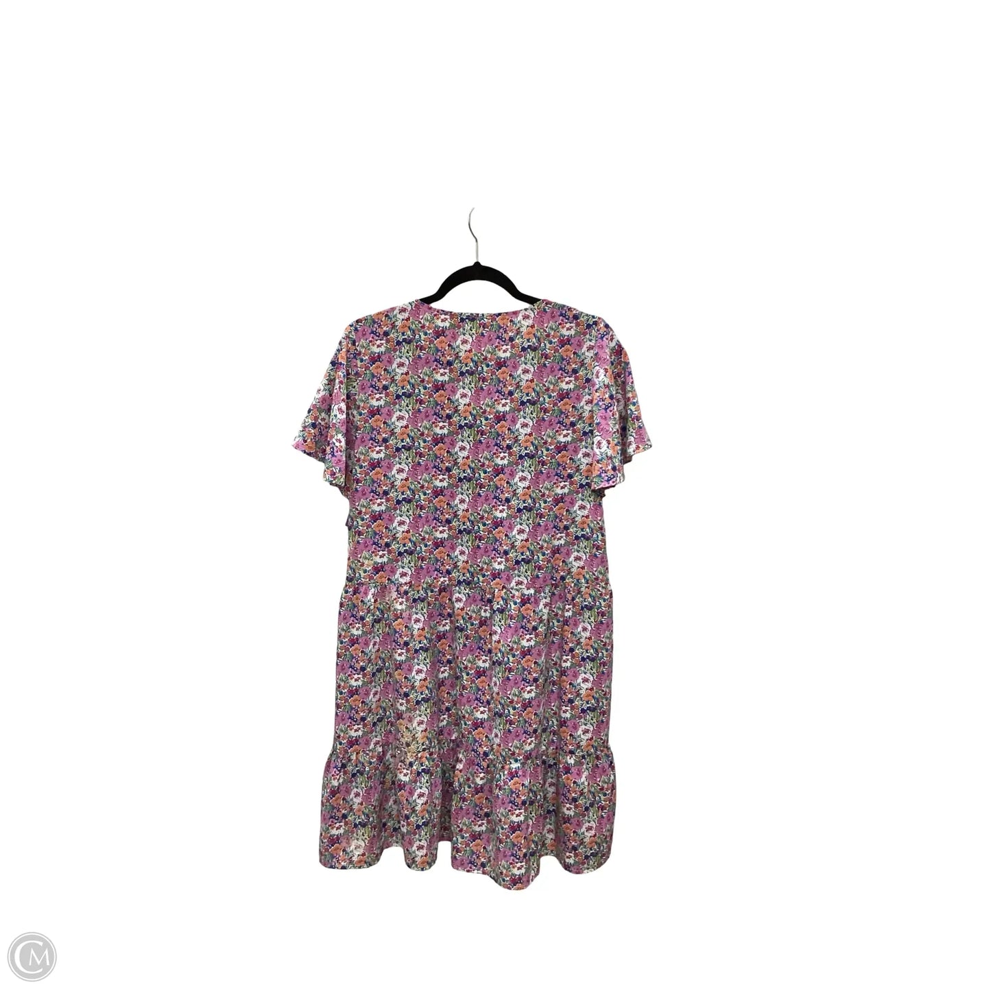 Dress Casual Short By Jodifl In Floral Print, Size: M