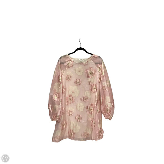 Dress Casual Short By En Creme In Pink, Size: S