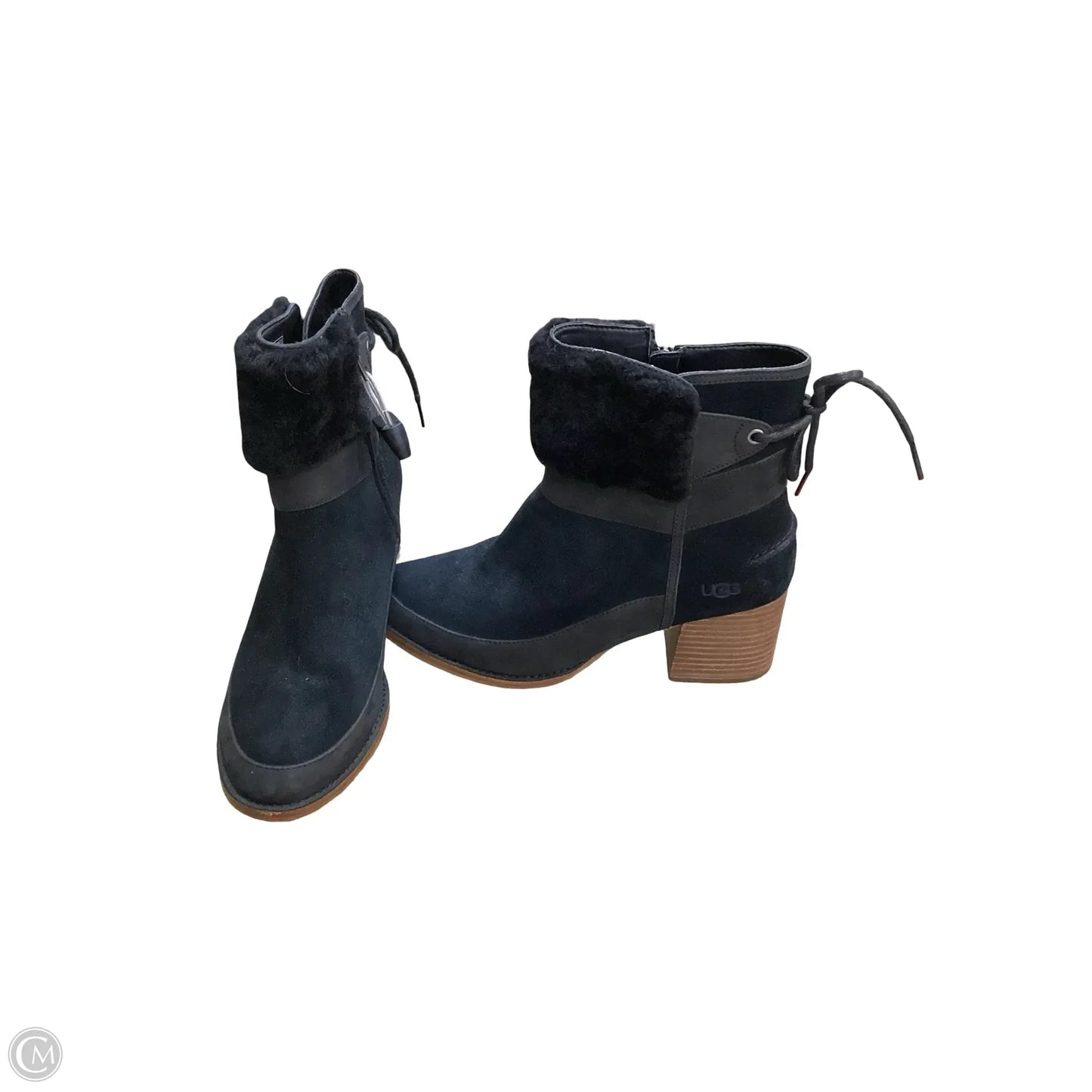 Boots Designer By Ugg In Black, Size: 9.5