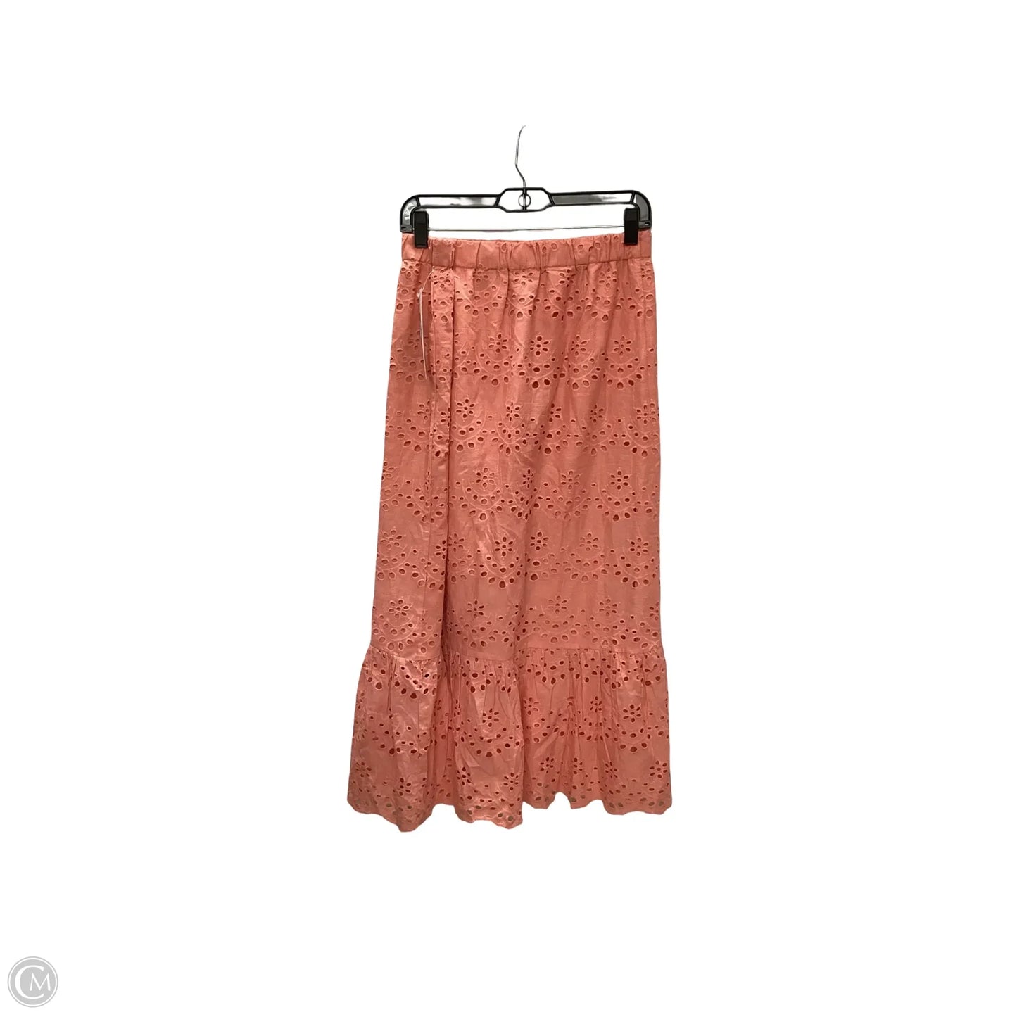 Designer Skirt Maxi By Joie In Peach, Size: L