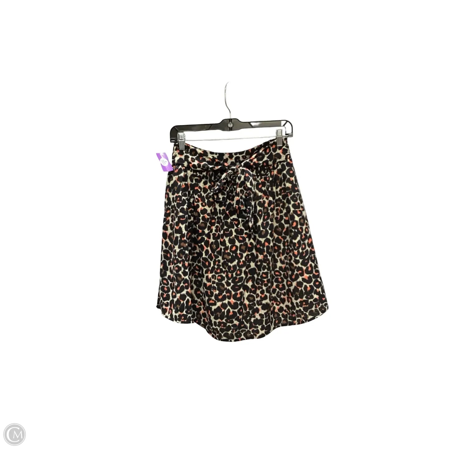 Skirt Mini & Short By Who What Wear In Animal Print, Size: S