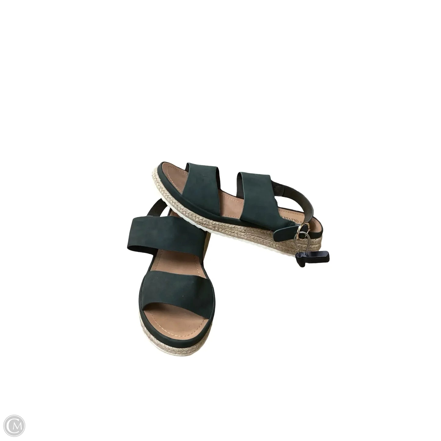 Sandals Flats By Olivia Miller In Green, Size: 9