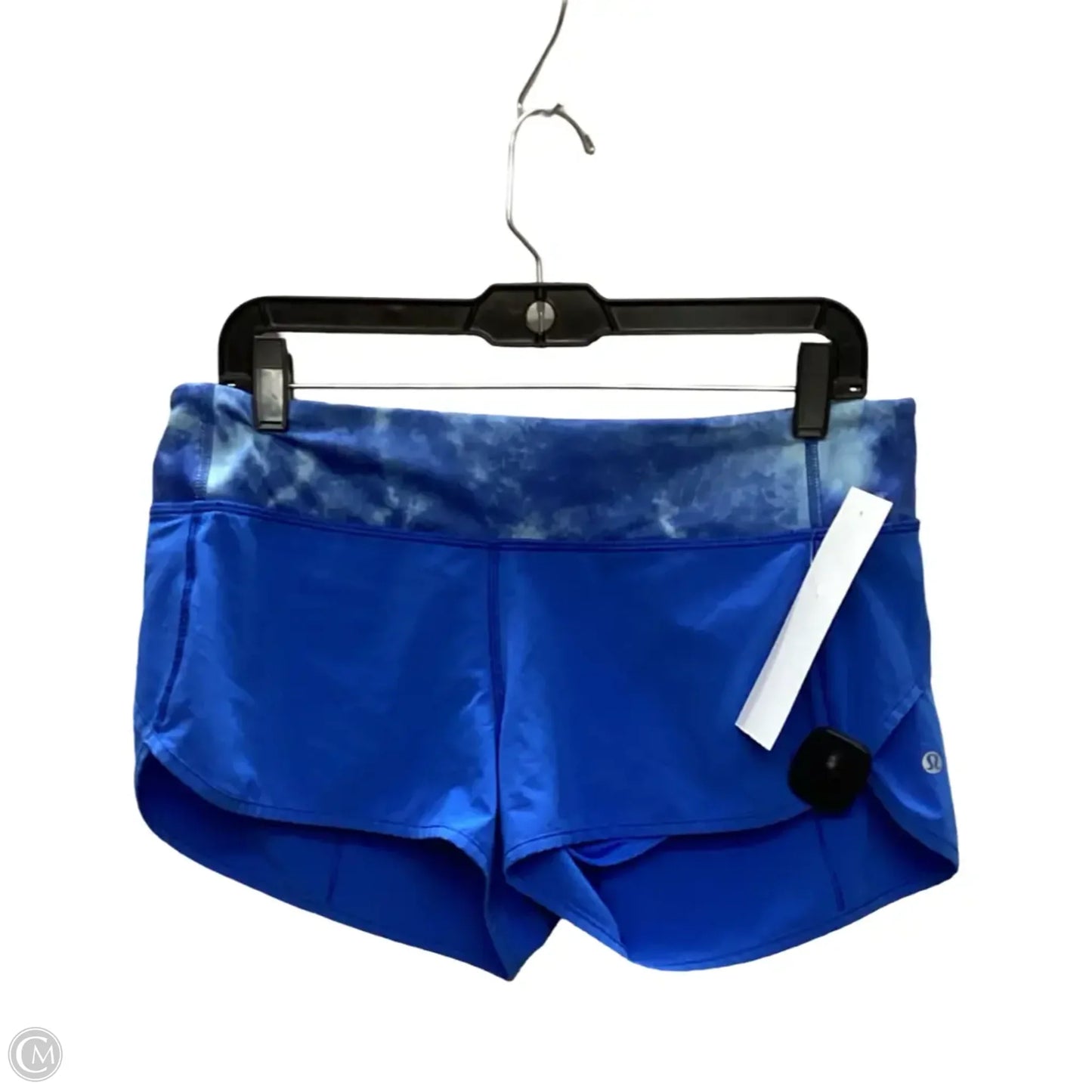 Athletic Shorts By Lululemon In Blue, Size: 8