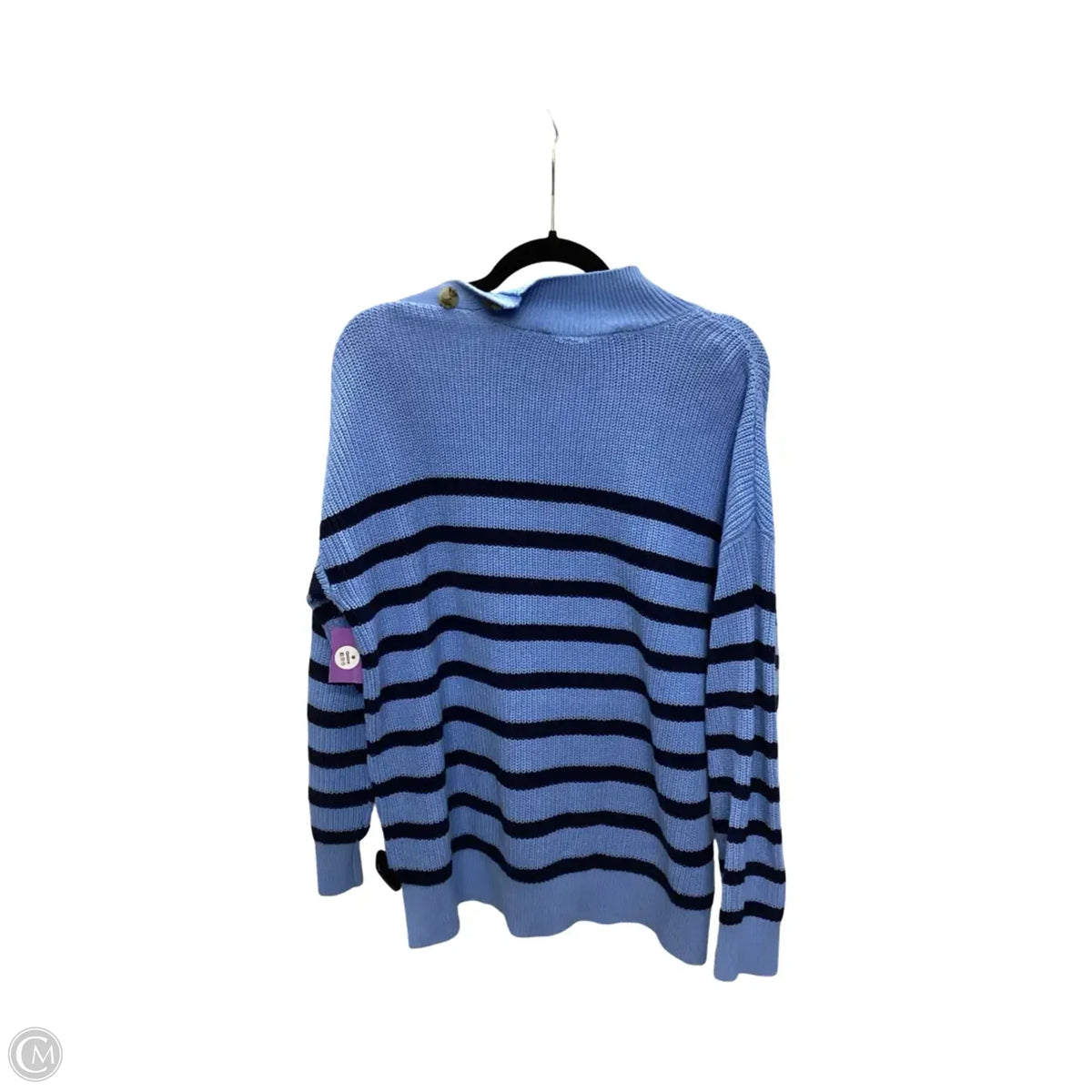 Sweater By Loft In Blue, Size: L