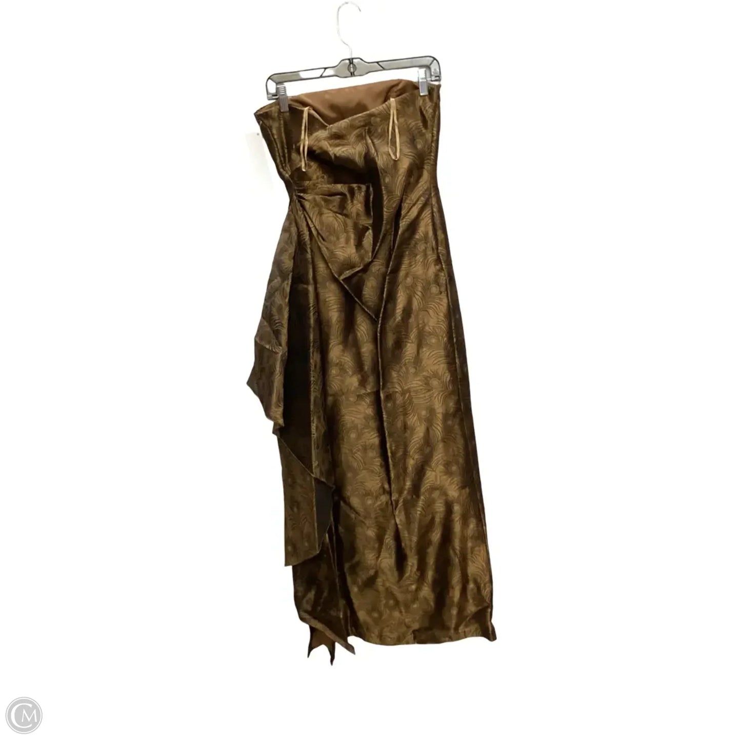 Designer Dress Party Long By Kay Unger In Brown, Size: 6