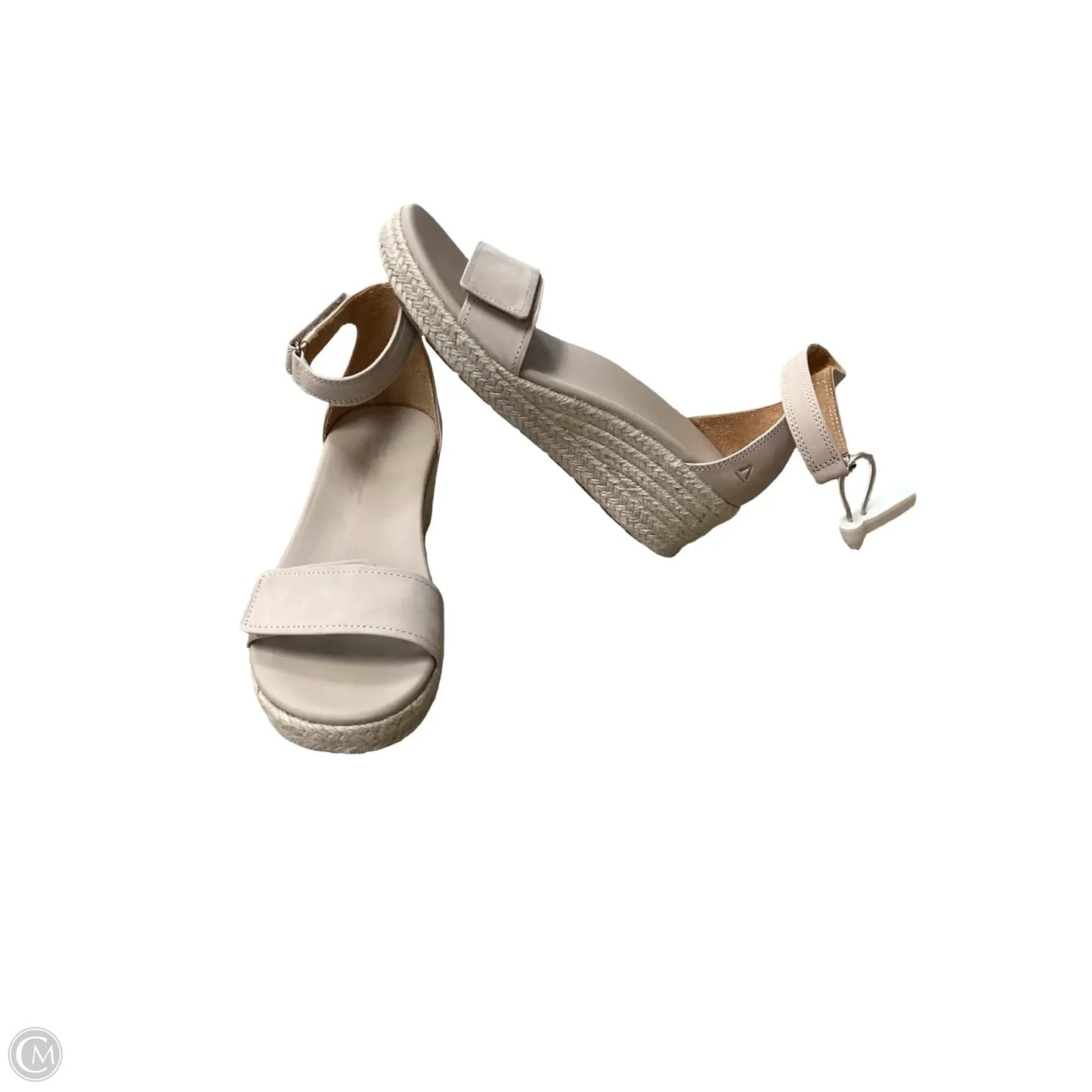 Sandals Heels Wedge By Boc In White, Size: 8