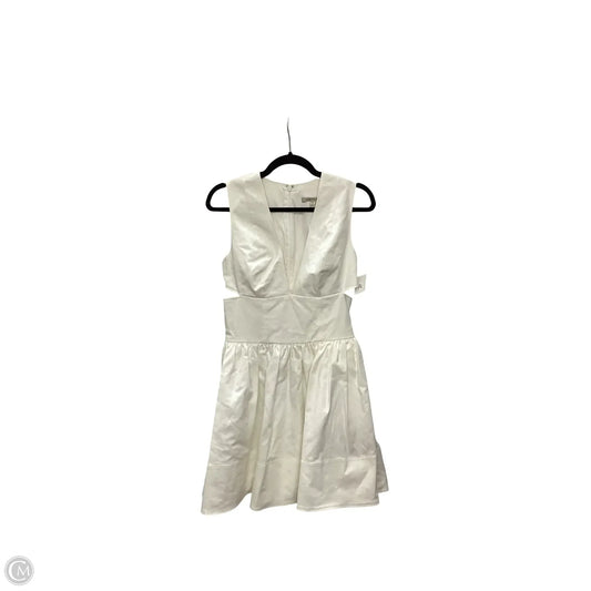 Dress Casual Short By Banana Republic In Ivory, Size: 6