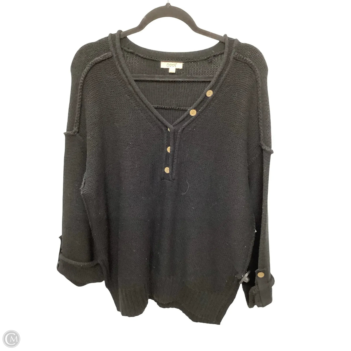 Sweater By Oddi In Black, Size: S