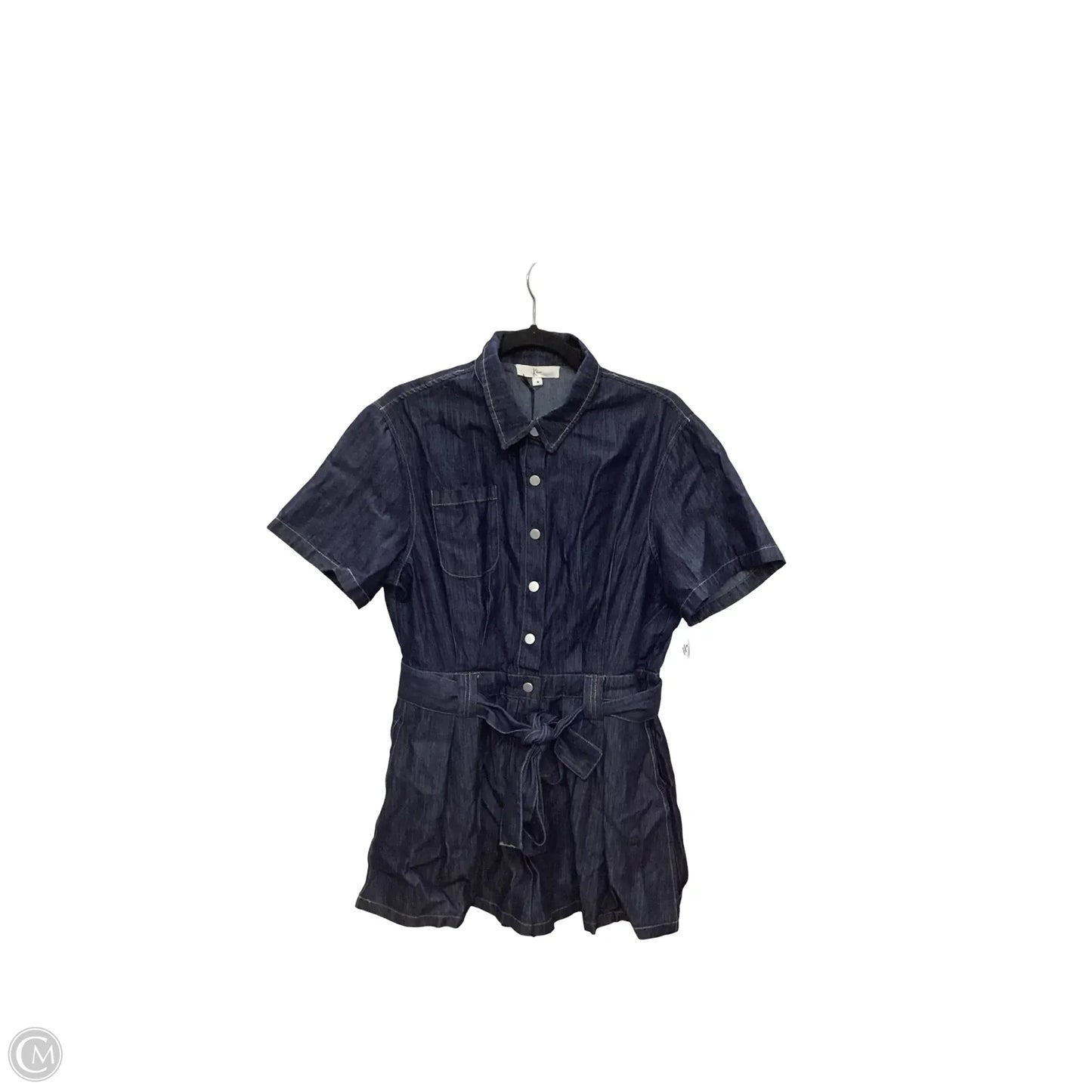 Dress Casual Short By K Lesis In Blue Denim, Size: M