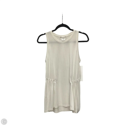 Athletic Top Short Sleeve By Athleta In White, Size: M