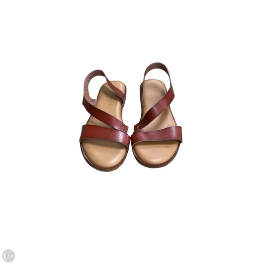 Sandals Flats By Cynthia Rowley In Red, Size: 6.5