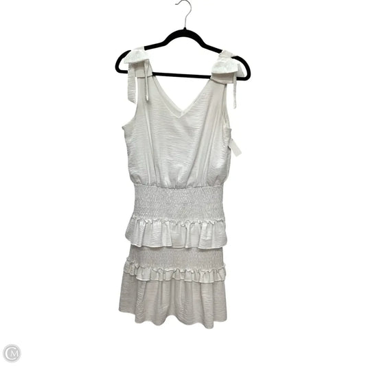 Dress Casual Short By She + Sky In White, Size: M