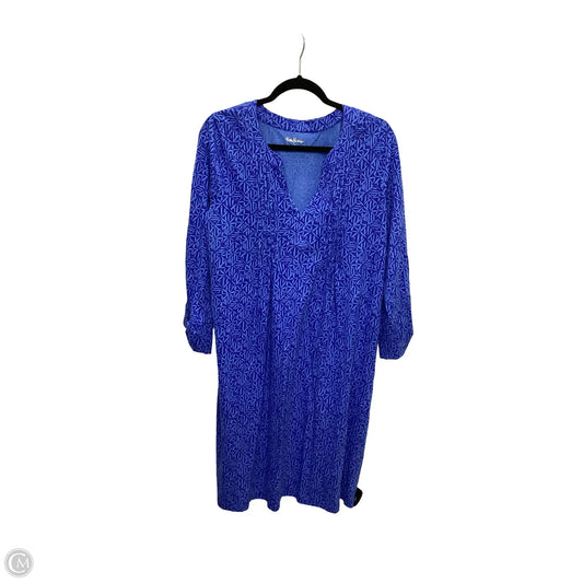 Dress Designer By Lilly Pulitzer In Blue, Size: L