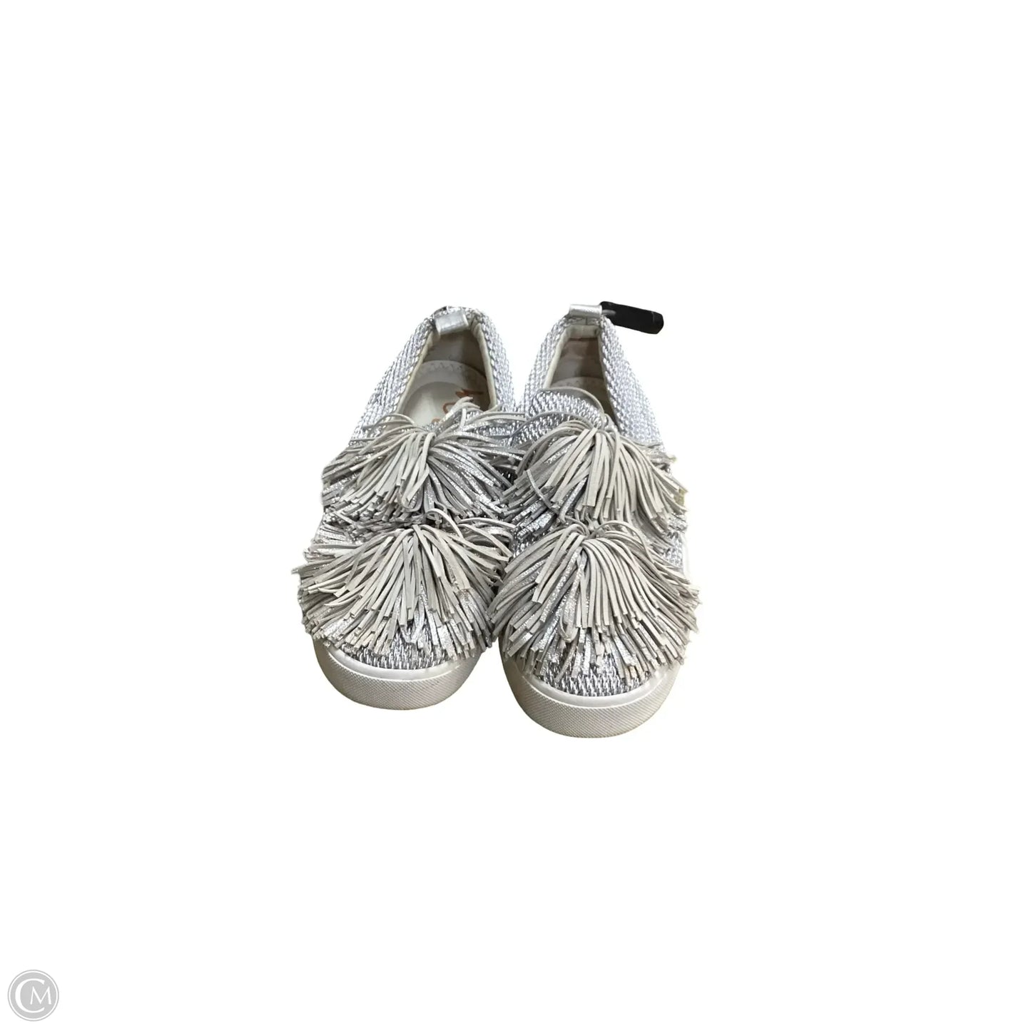 Shoes Sneakers By Sam Edelman In Silver, Size: 7.5