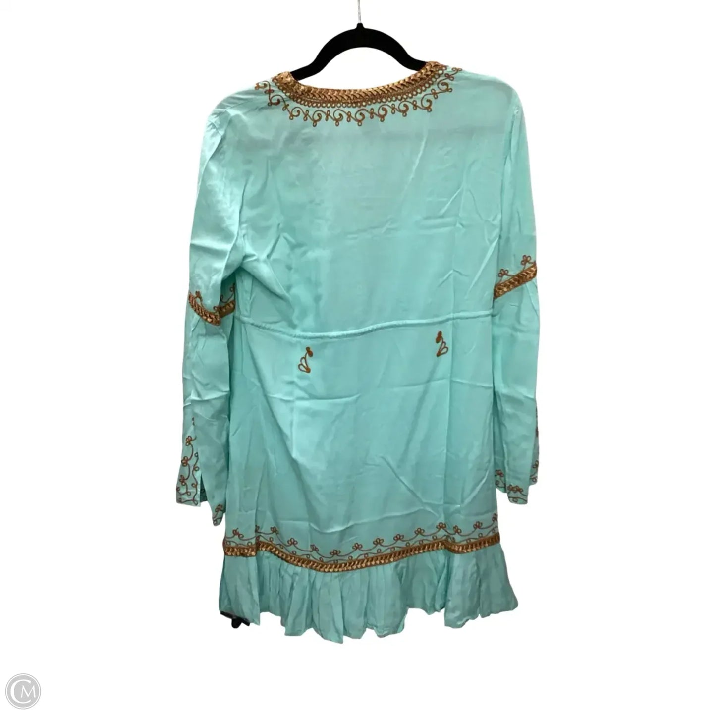 Dress Casual Short By Moda Intl In Teal, Size: S