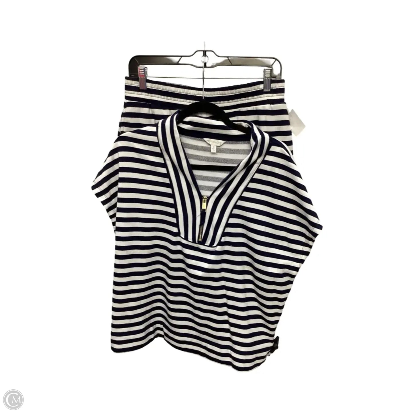 Shorts Set By Crown And Ivy In Striped Pattern, Size: S
