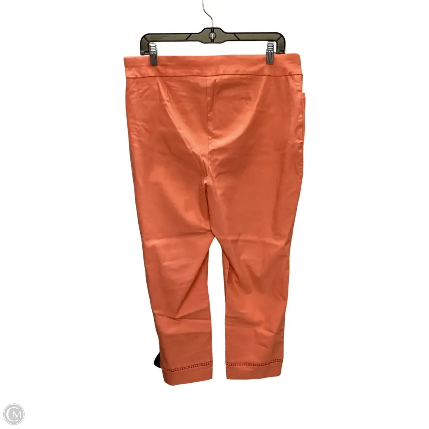 Pants Cropped By Chicos In Orange, Size: 14