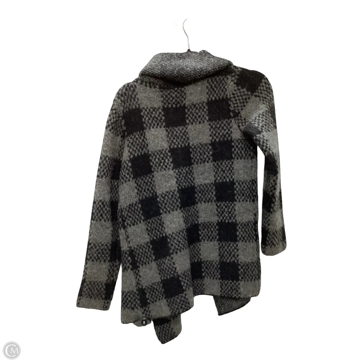 Jacket Faux Fur & Sherpa By Ellen Tracy In Grey, Size: S
