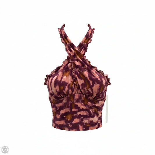 Blouse Sleeveless By Anthropologie In Multi-colored, Size: M