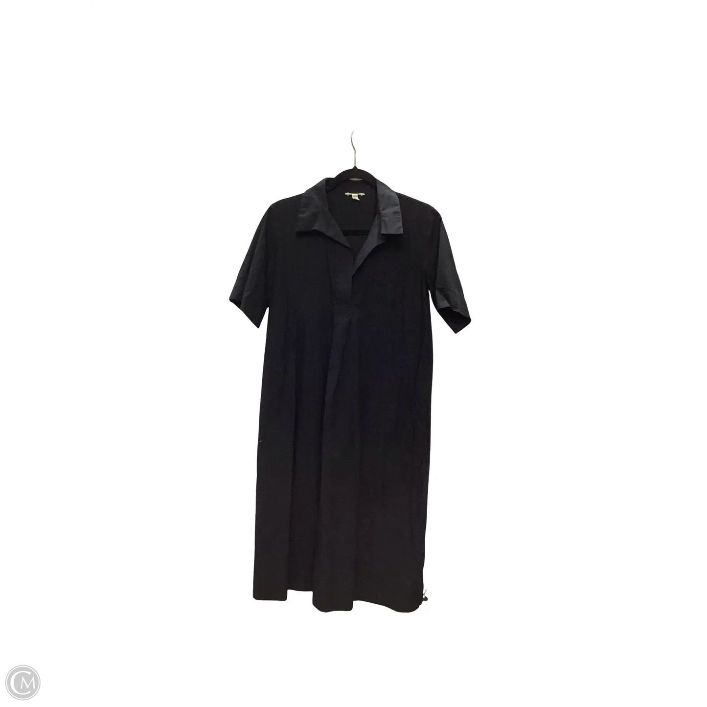 Designer Dress Casual Midi By Eileen Fisher In Black, Size: Xxs
