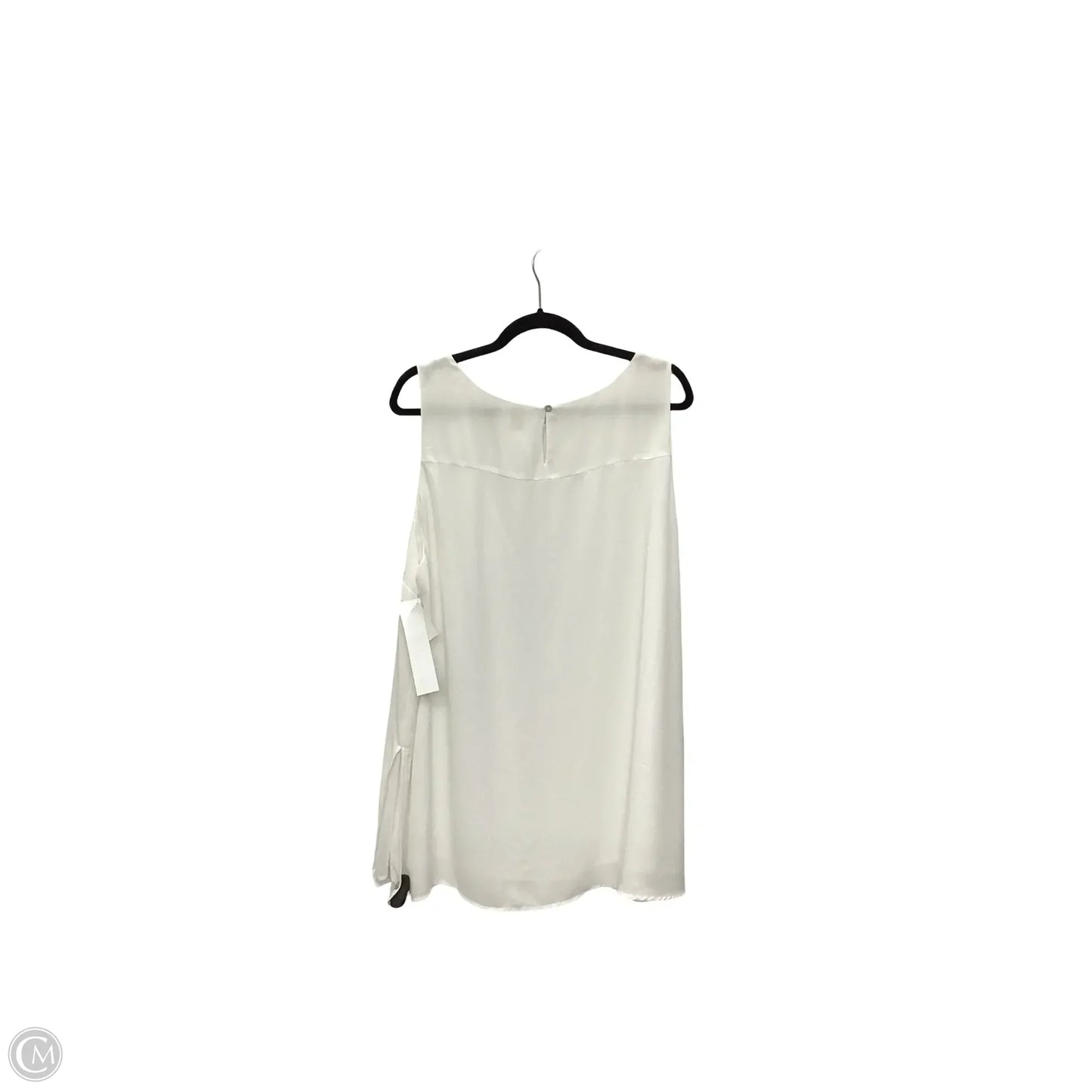 Blouse Sleeveless By Chicos In White, Size: 4