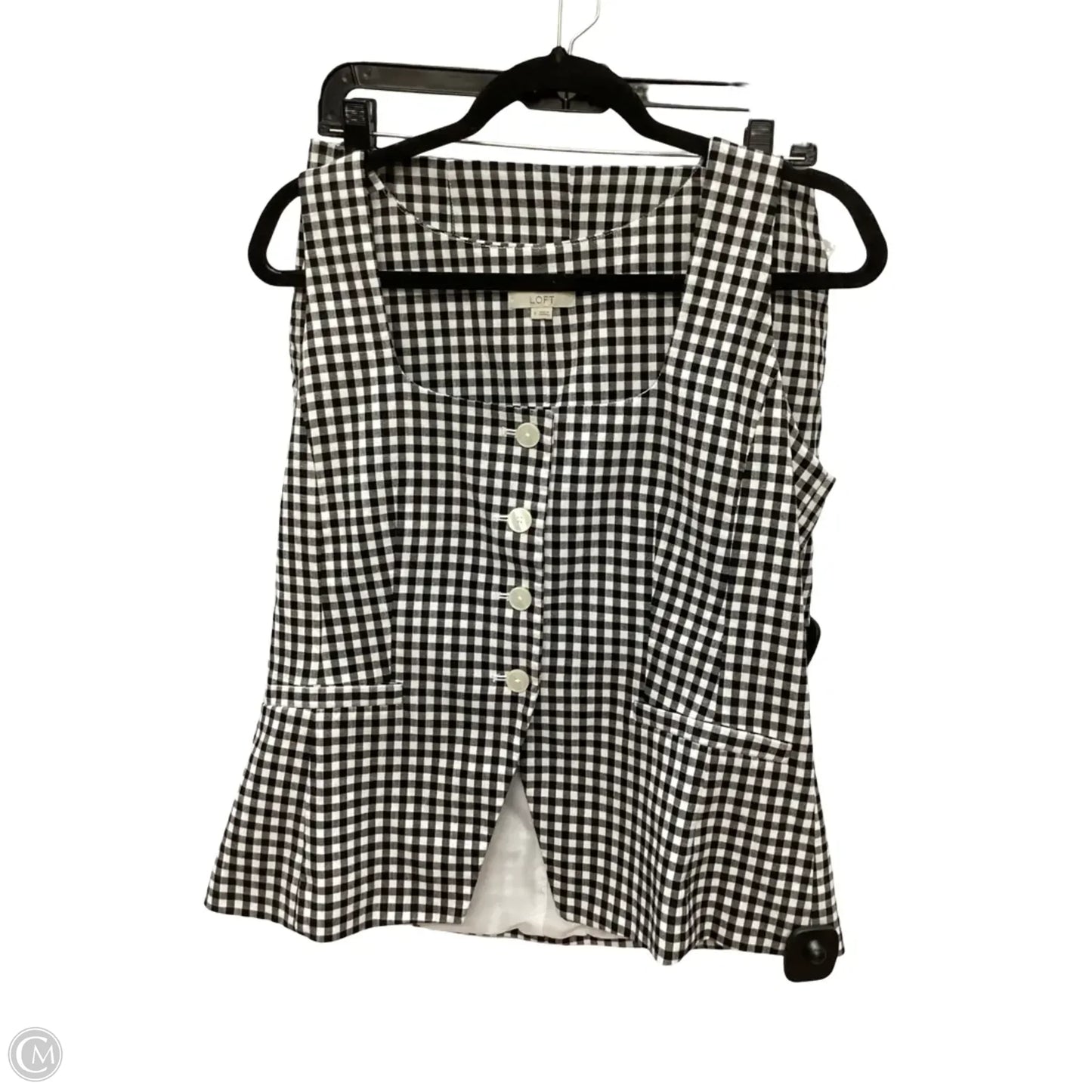 Shorts Set By Loft In Plaid Pattern, Size: 8
