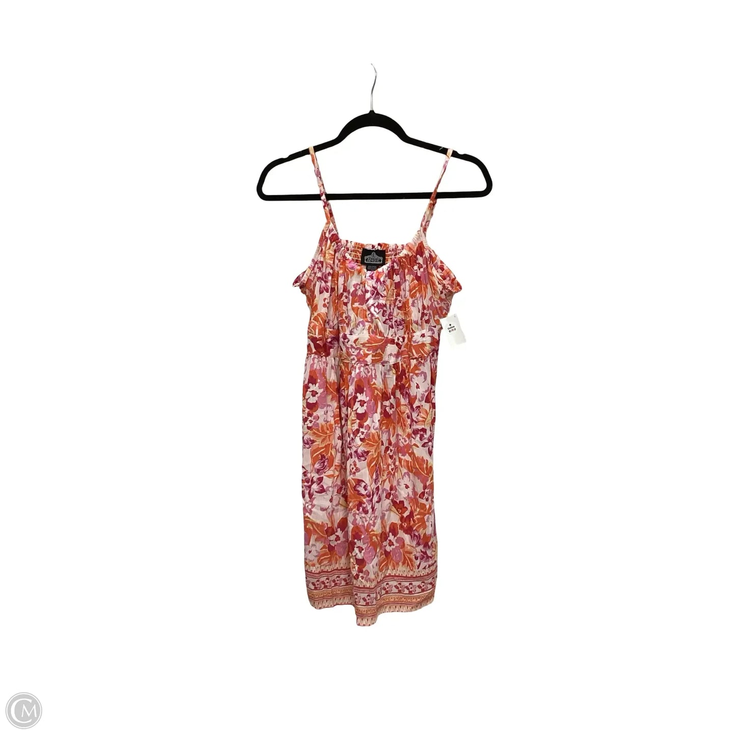 Dress Casual Short By Angie In Orange, Size: L