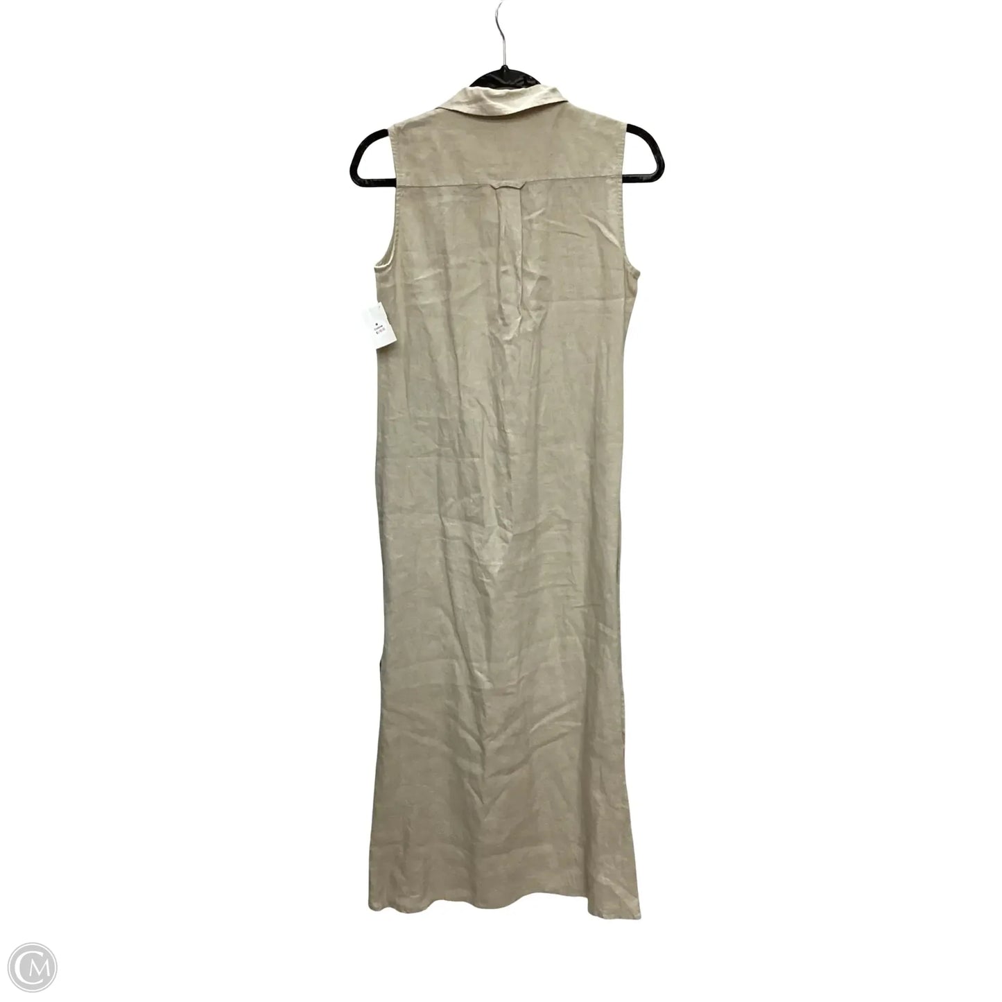Dress Casual Midi By Clothes Mentor In Tan, Size: M