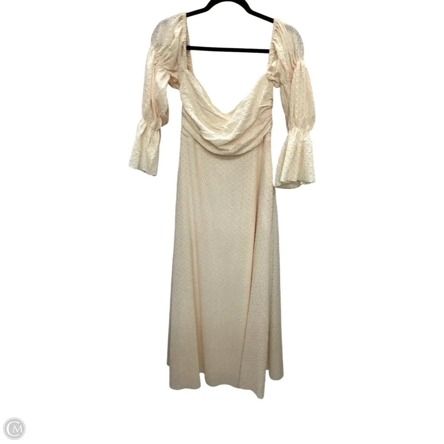 Dress Casual Maxi By Worth Ny In Cream, Size: M