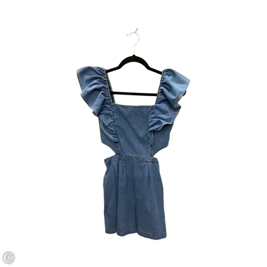 Romper By Mable In Blue Denim, Size: S