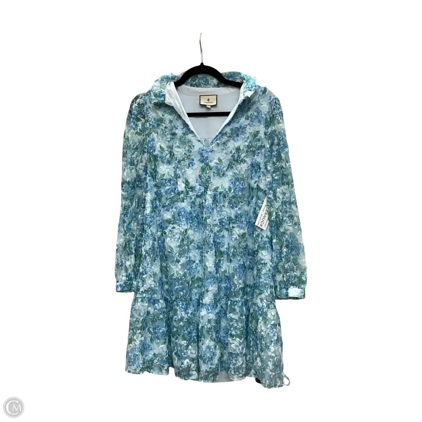 Dress Casual Short By Tuckernuck In Blue, Size: M