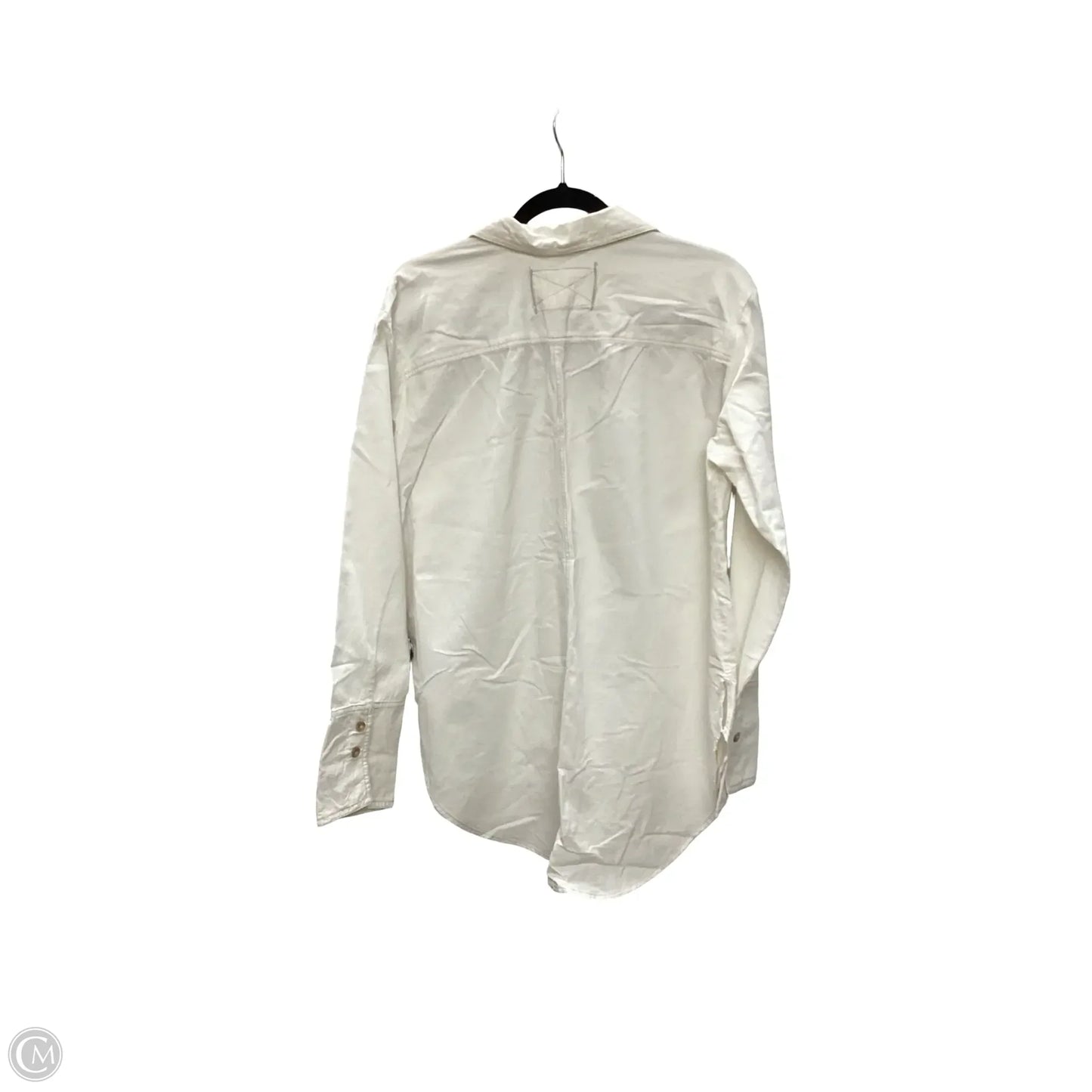 Jacket Shirt By Free People In Cream, Size: S