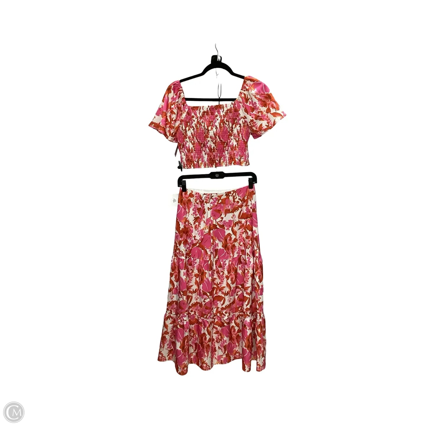 Skirt Set 2pc By Clothes Mentor In Floral Print, Size: S