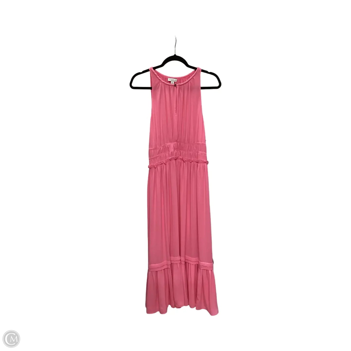 Dress Casual Midi By Current Air In Pink, Size: M