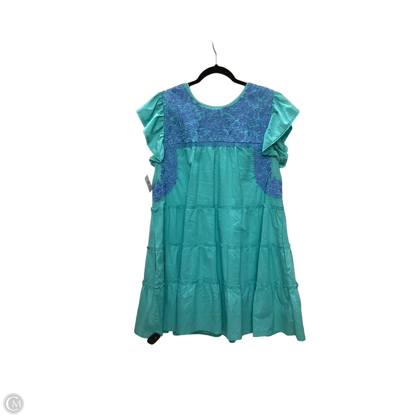 Dress Casual Short By J.marie In Blue, Size: M