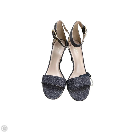 Sandals Designer By Kate Spade In Silver, Size: 9