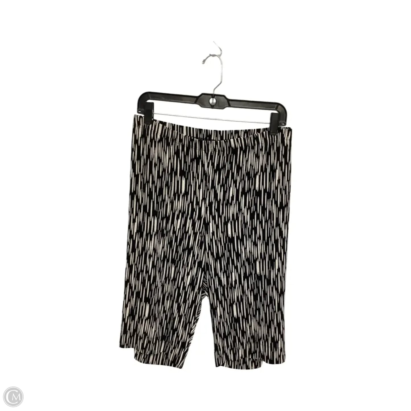 Shorts By Chicos In Black & White, Size: 16
